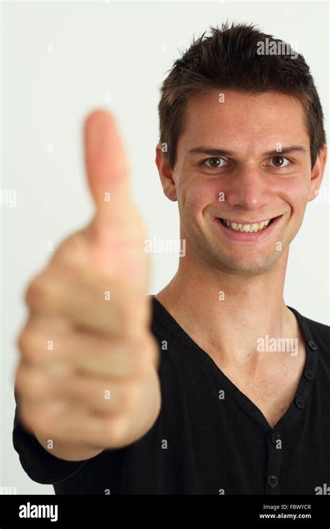 Thumbs Up Smiling Guy Hi Res Stock Photography And Images Alamy