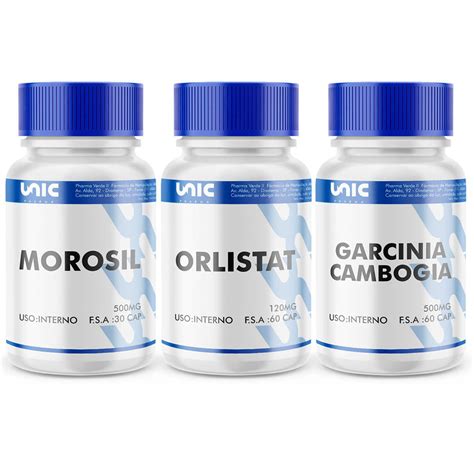 Kit Morosil Garcinia E Orlistat 120mg Pague Menos