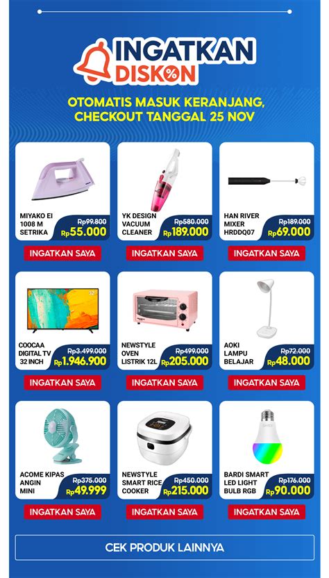 Shopee Mega Elektronik Year End Sale Garansi 100 Ori Diskon