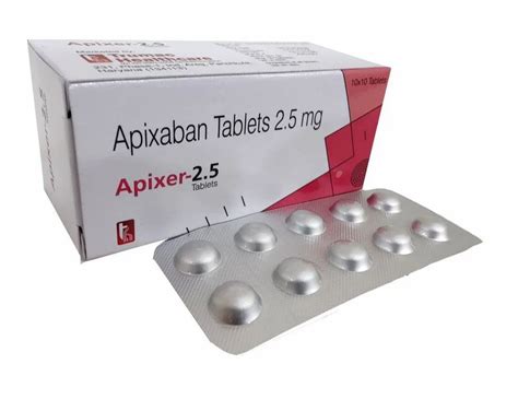 Apixaban 2 5mg Tablet At Rs 180 0 Box Eliquis In Bhiwani ID