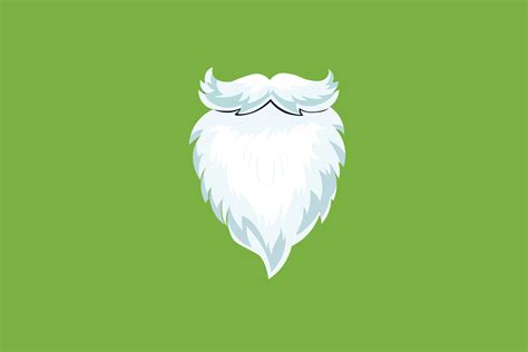 Christmas Santa Beard Icon Graphic Graphic by flycorostudio · Creative Fabrica