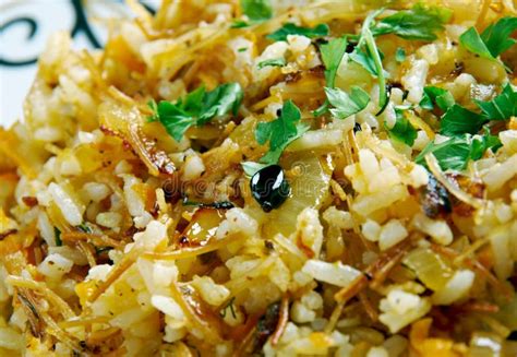 Turkish Pilav / Pilaf Rice In The Boiler. Stock Image - Image of tasty ...