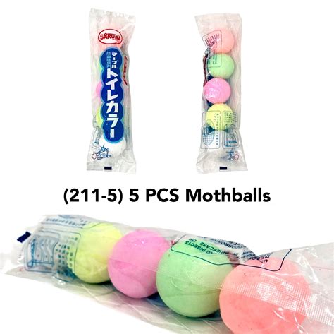 5 Pcs Coloured Mothballs Hup Soon And Company