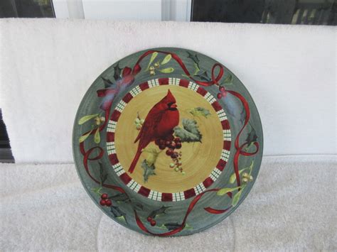 Lovely Lenox Winter Greetings Everyday Cardinal Dinner Plate Nice