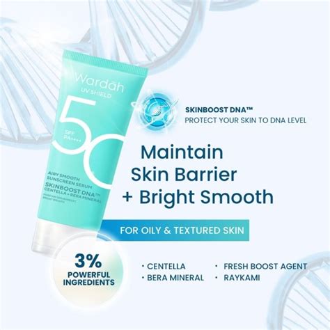 Wardah Uv Shield Airy Smooth Sunscreen Serum Spf Pa Ml