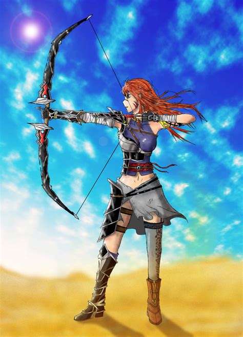 Female Archer By Rtsxtt On Deviantart