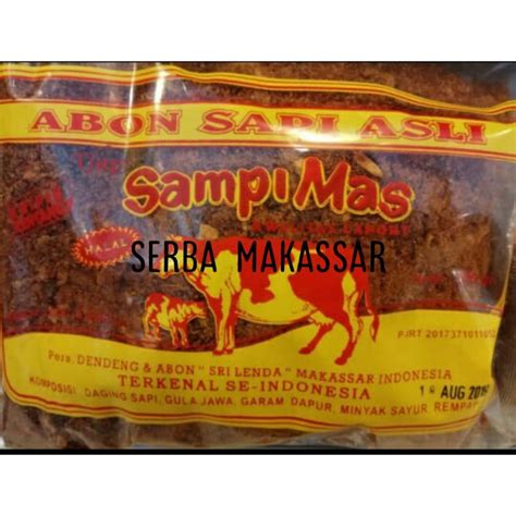 Jual Abon Sapi Asli Cap Sampi Mas 250 Gr Shopee Indonesia