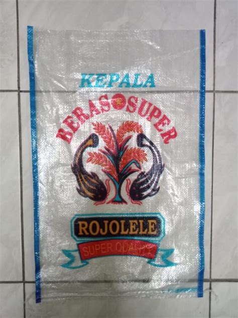 Karung Beras Transparan Rojolele Super 10kg Isi 50lembar Lazada