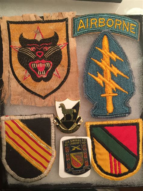 Vietnam Special Forces Patches And Beer Can Di Army Patches Us Army