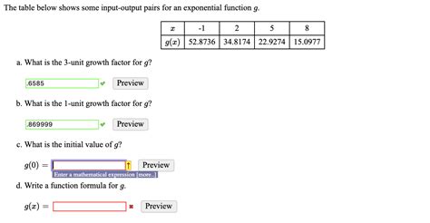 Solved The Table Below Shows Some Input Output Pairs For An Chegg