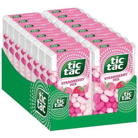 Tic Tac Strawberry Mix 49g Online Kaufen Im World Of Sweets Shop