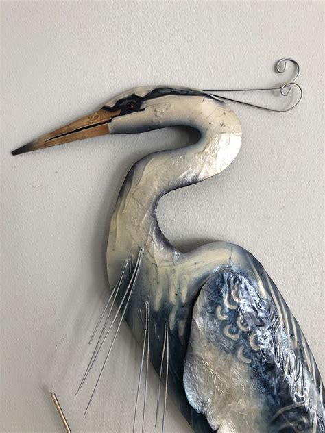 Blue Heron Wall Art - Etsy