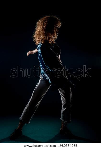 Modern Stylish Dance Artist During Dance Stock Photo 1980384986