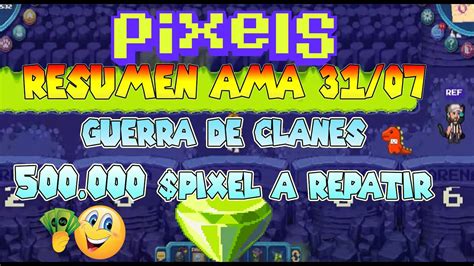 Mil Token A Repartir En Guerra De Clanes Pixels Nft Game