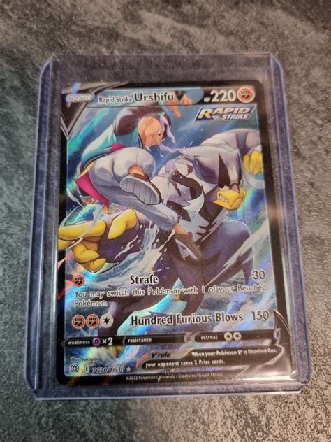 Pokemon TCG Brilliant Stars Rapid Strike Urshifu V CSR TG Trainer