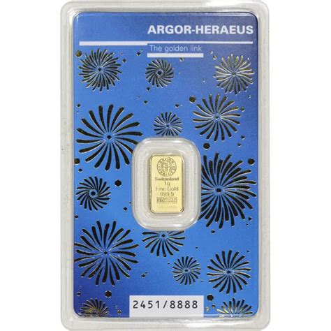 1 GRAM GOLD Bar Argor Heraeus 2023 Lunar Year Of The Rabbit 999 9 Fine