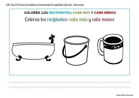 Medidas De Capacidad Para Ninos