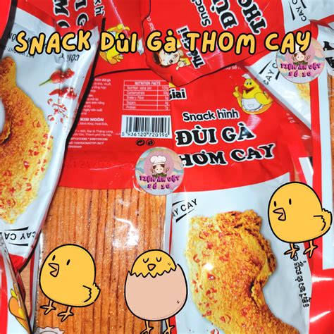 Snack Que đùi Gà Thơm Cay đồ ăm Vặt đùi Gà Tuổi Thơ Shopee Việt Nam