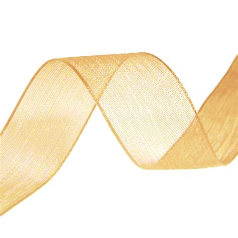 Gold Organza Ribbon ~ 6mm | Artcuts