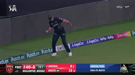 19 2 Mohit Sharma To Harshal Patel WICKET Caught PBKS Vs GT 37th