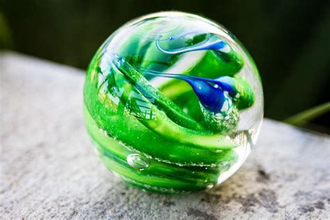 Ocean Paperweight With Cremation Ash Memorial Art Cremation Ashes Glass Paperweights Ocean