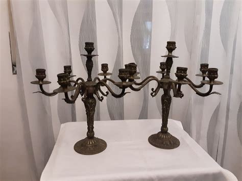 Candelabros 2 Barroco Latón Principios del siglo XX Catawiki