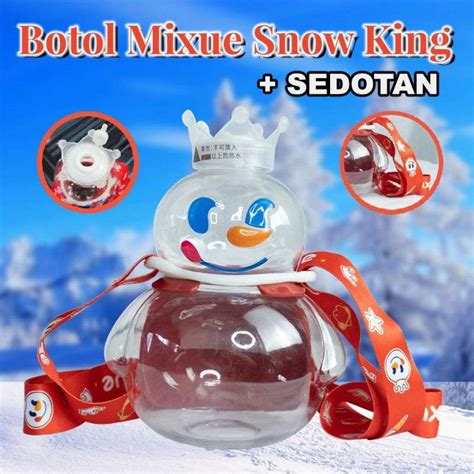 Jual Botol Minum Mixue Viral Tumbler Snow King Bahan Plastik 700 ML Di