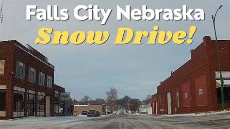 Falls City Nebraska Snow Drive. - YouTube