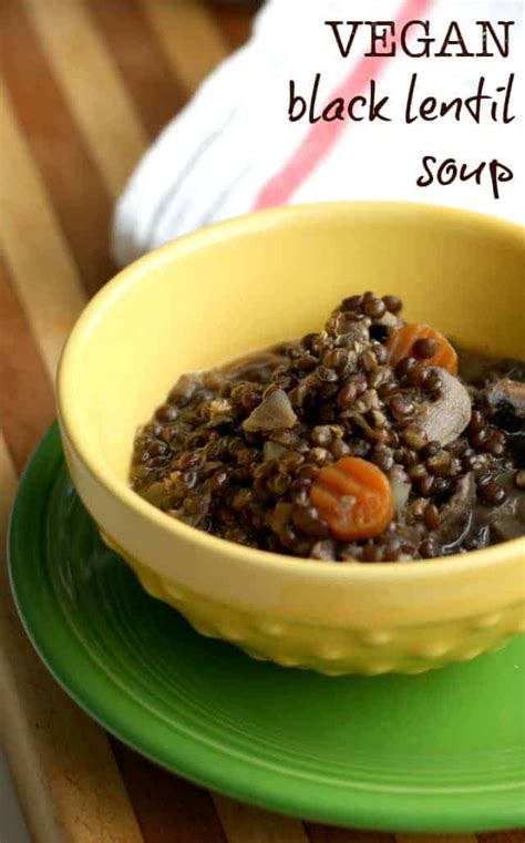 Black Beluga Lentils Soup Recipe