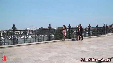 Brunette Italian Babe Rebecca Volpetti Is Humilated And Strip Naked In Public