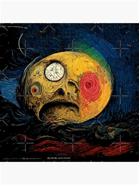 Pink Floyd Vincent Van Gogh Dark Side Of The Moon 5 Sticker For