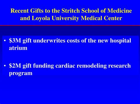 Ppt Loyola University Chicago Stritch School Of Medicine Ssom