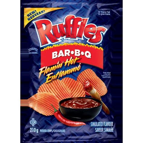 Ruffles Flamin Hot Bar B Q Potato Chips Reviews Home Tester Club