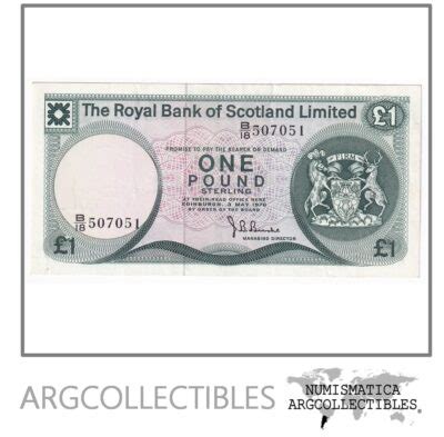 Escocia Billete 1 Pound 1976 P 336 XF Argcollectibles