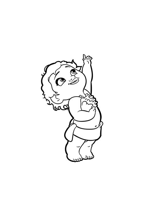 Imagenes De Moana Bebe Para Colorear Moana Dibujos Para Colorear My