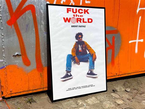 Brent Faiyaz Fuck The World Album Cover Poster Fac Lylyprint
