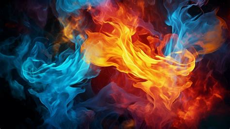 glowing flame burning in vibrant colors 32939875 Stock Photo at Vecteezy