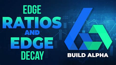 Edge Ratio And Edge Decay Algo Trading Strategy Tips Youtube