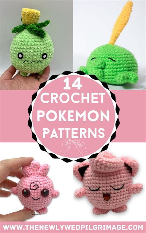 14 Free Crochet Pokemon Patterns To Make Amigurumi The Newlywed