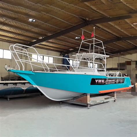 Ft Center Console Aluminum Fishing Boat With Hard Top And Tower