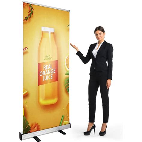 Roller Banner Aluminum Roll Up Display Cheap Custom Retractable