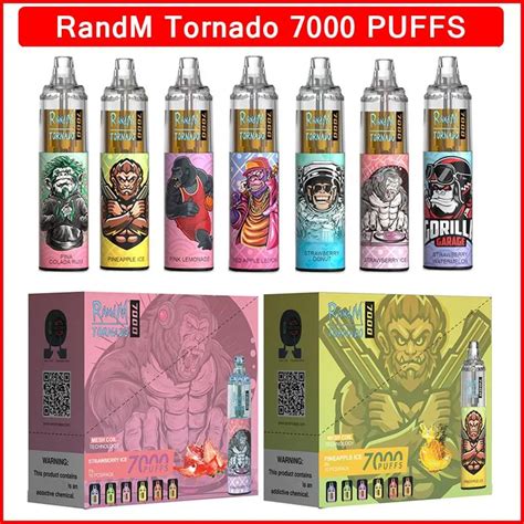 Original RandM E Cigarette Kit Tornado 7000 Puffs Disposable E