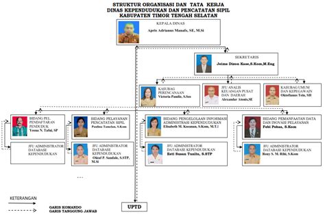 Struktur Organisasi Dinas Dukcapil Kab Tts Dinas Kependudukan Dan
