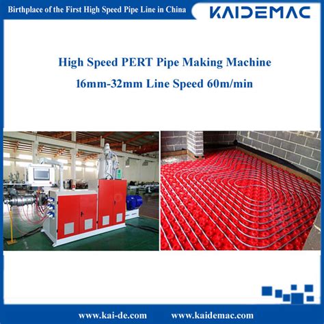 High Speed PE Rt Pipe Production Line 60m Min China Pert Pipe