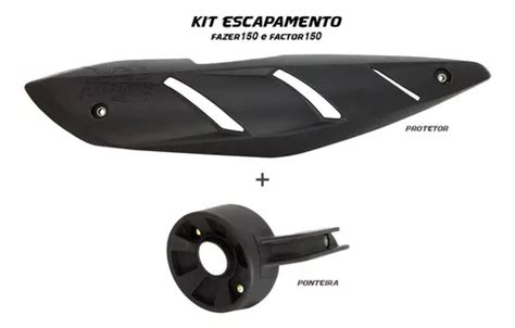 Protetor Escapamento Fazer 150 Factor 150 Kit 2 Partes Frete grátis