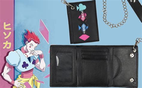 Hunter X Hunter Merch Anime Hisoka Morrow Tri Fold Snap Closure Chain