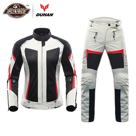 DUHAN Veste Et Pantalon De Moto Pour Femmes Ensemble De V Tements De