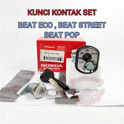 Jual Kunci Kontak Set Beat Street Beat Pop Honda K Beat Eco Esp Plus