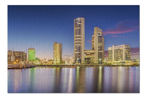 Corpus Christi Texas Skyline At Night Photography A 94404 20x30