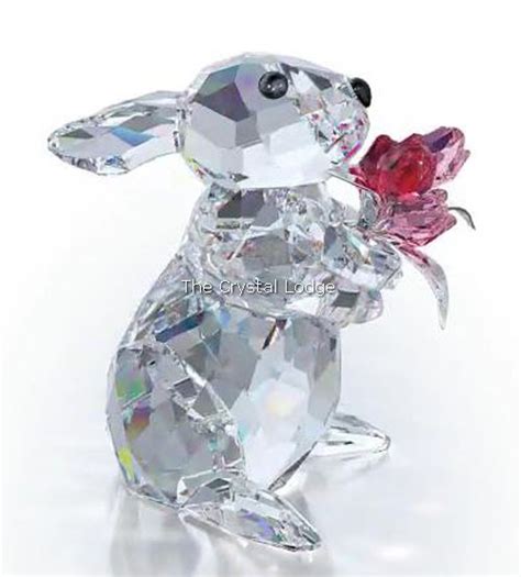 Swarovski Rabbit With Tulips The Crystal Lodge Specialists